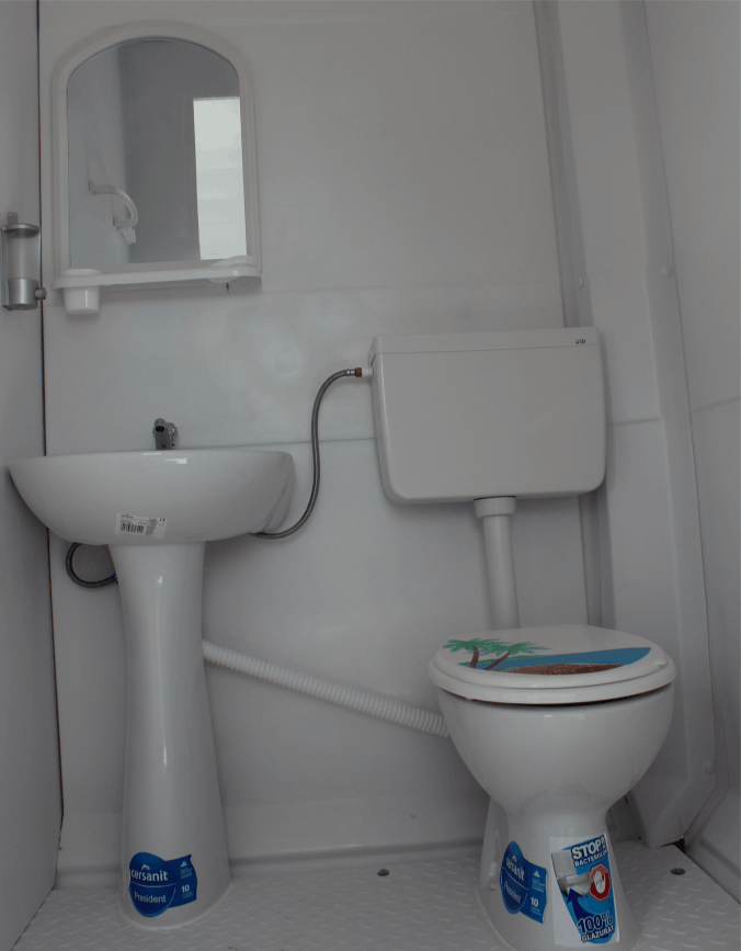 1.Cabina w1515 cu toaleta individuala