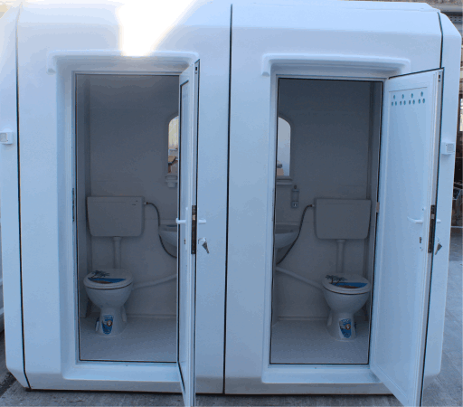 5.Cabina w1527 cu doua toalete individuale separate